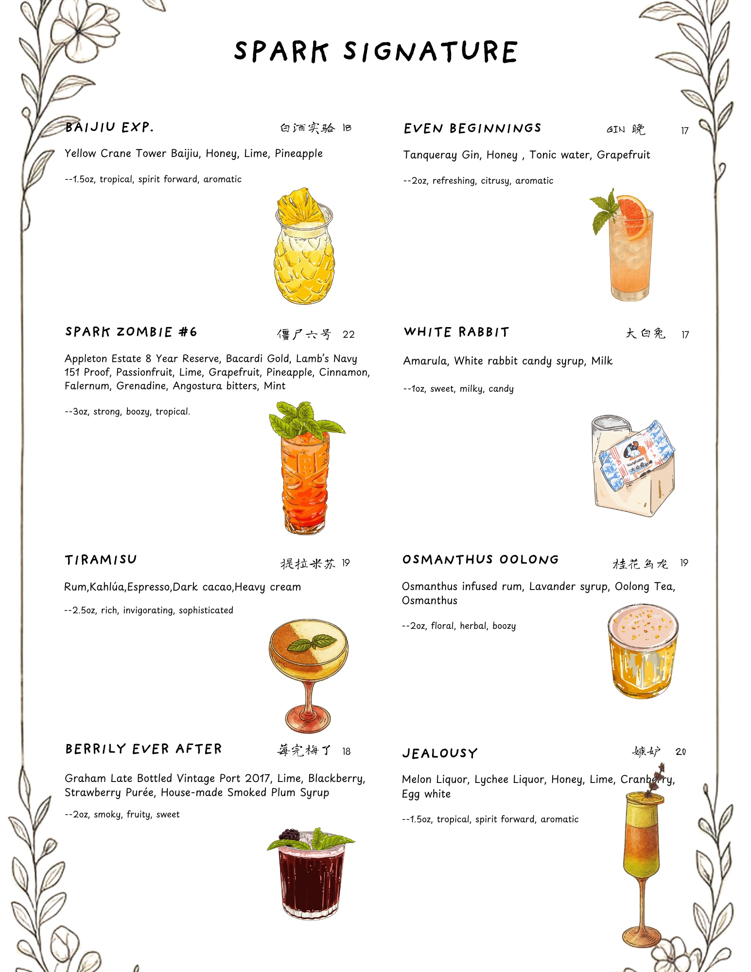 Drinks Menu 2